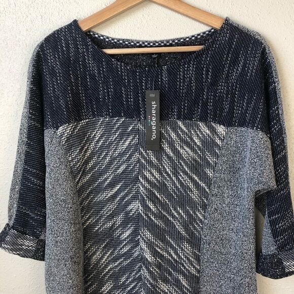 NWT Sharagano 3/4 Sleeve Top Size Large - Picture 2 of 7